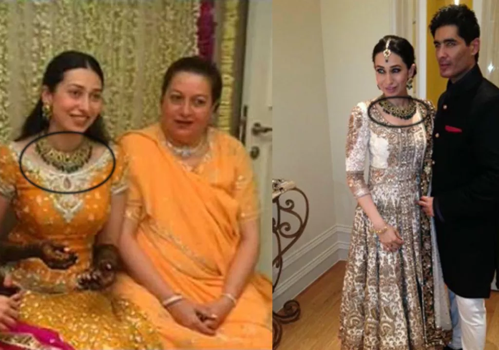 Kapoor Sisters Repeat their Jewellery on Kareena Wedding