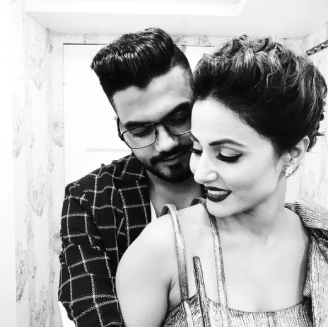 TV Stars  in Live in Relationship