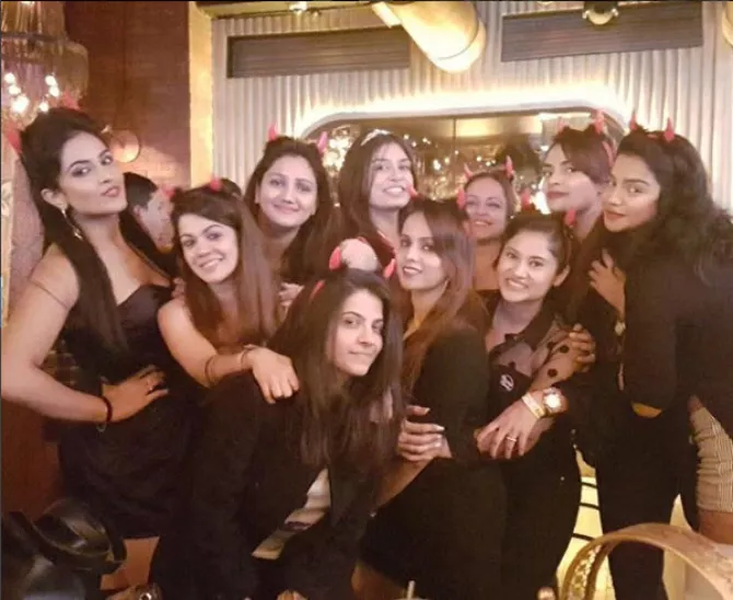 Naman Shaw wife Bridal Shower