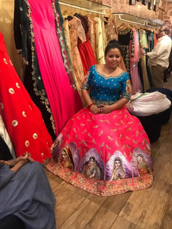Bharti Singh Lehenga Look
