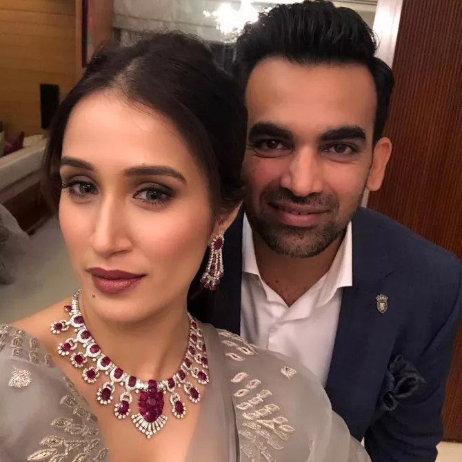 Zaheer Khan Sagarika Ghatge