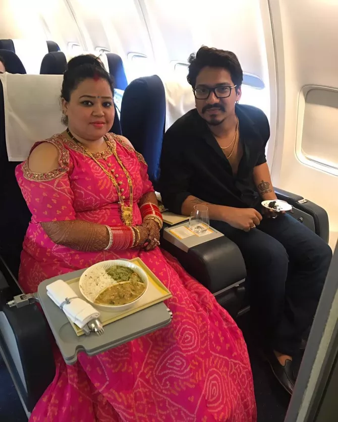Bharti Singh Look While She Visits Her In-Laws