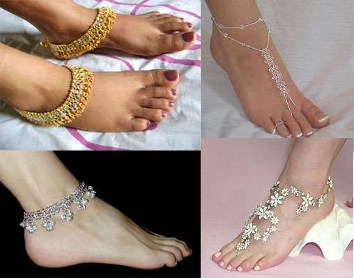 Adorn Your Feet With Anklets And Toe Rings