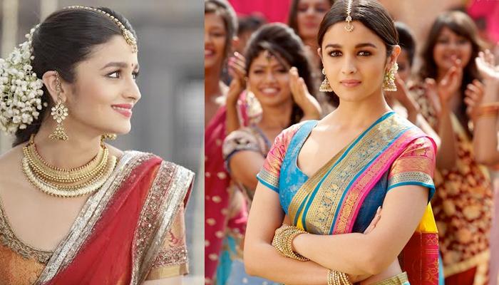 Image result for alia bhatt in saree in two states