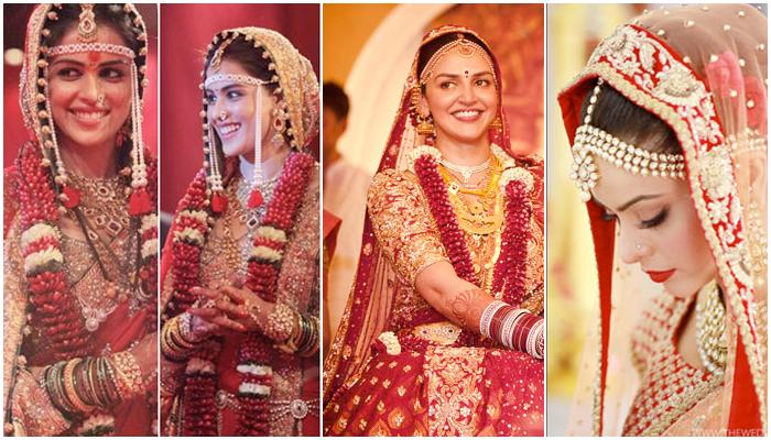 20 Famous Bollywood Divas And Their Wedding Day Look