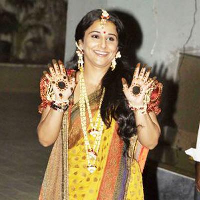 Mehendi and Sangeet Ceremony of Vidya Balan
