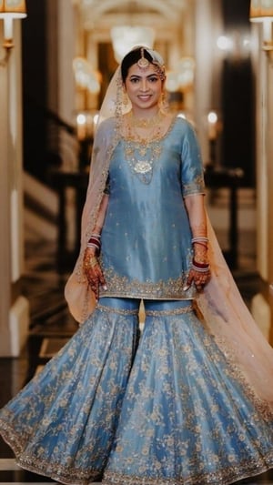 20 Muslim Brides In Stunning Sharara-Gharara Sets