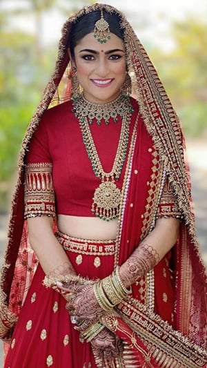 20 Sabyasachi Brides Who Wore Tasseled 'Dupattas'