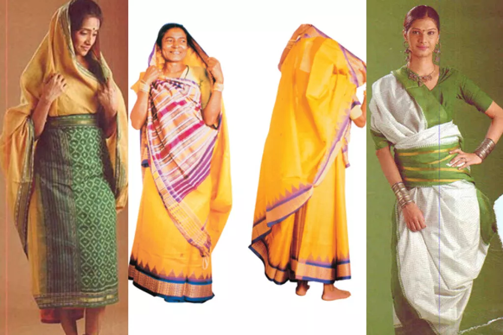 Sari Examples 15 Unique Styles How The Sarees Are Draped In Different Indian States