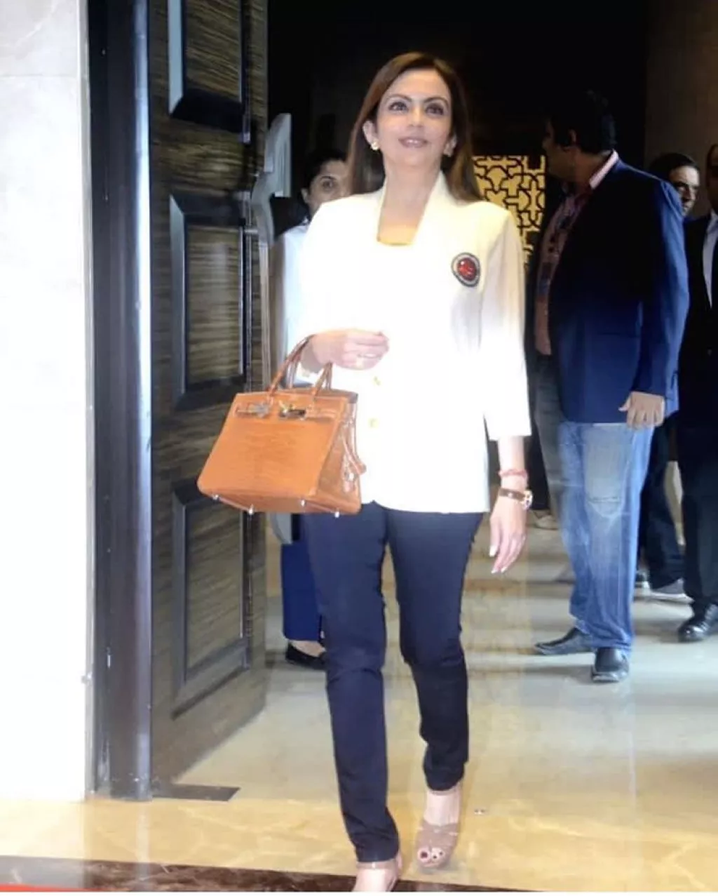 Nita Ambani's Rare Hermes Birkin Handbag Is Laced With 18k White Gold