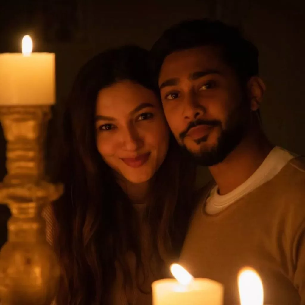 Gauahar Khan Flaunts Her Sparkling ZShaped Ring That Exudes Her