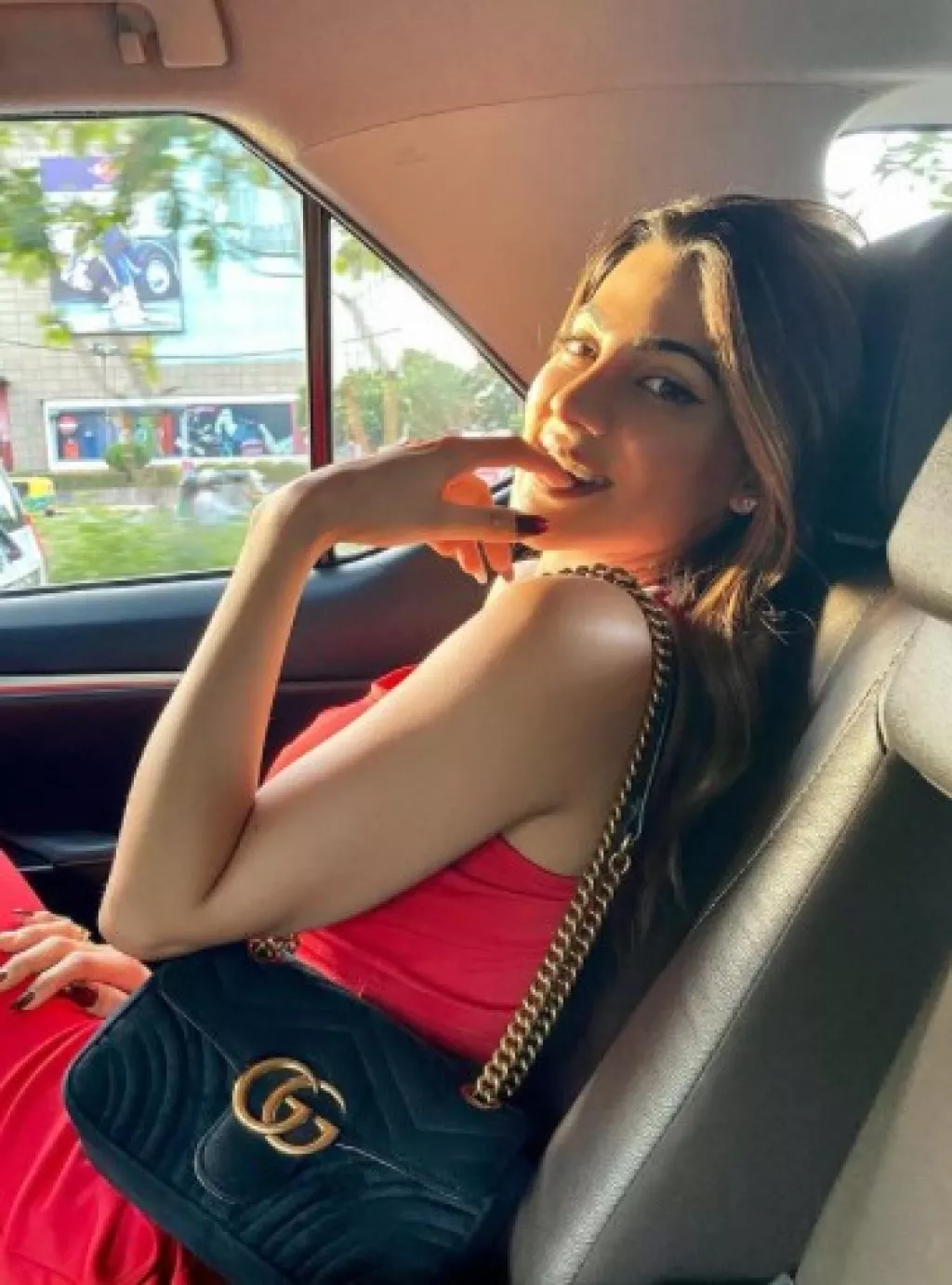Nikki Tamboli Looks Stunning As She Flaunts Her Trendy Gucci Bag, It's