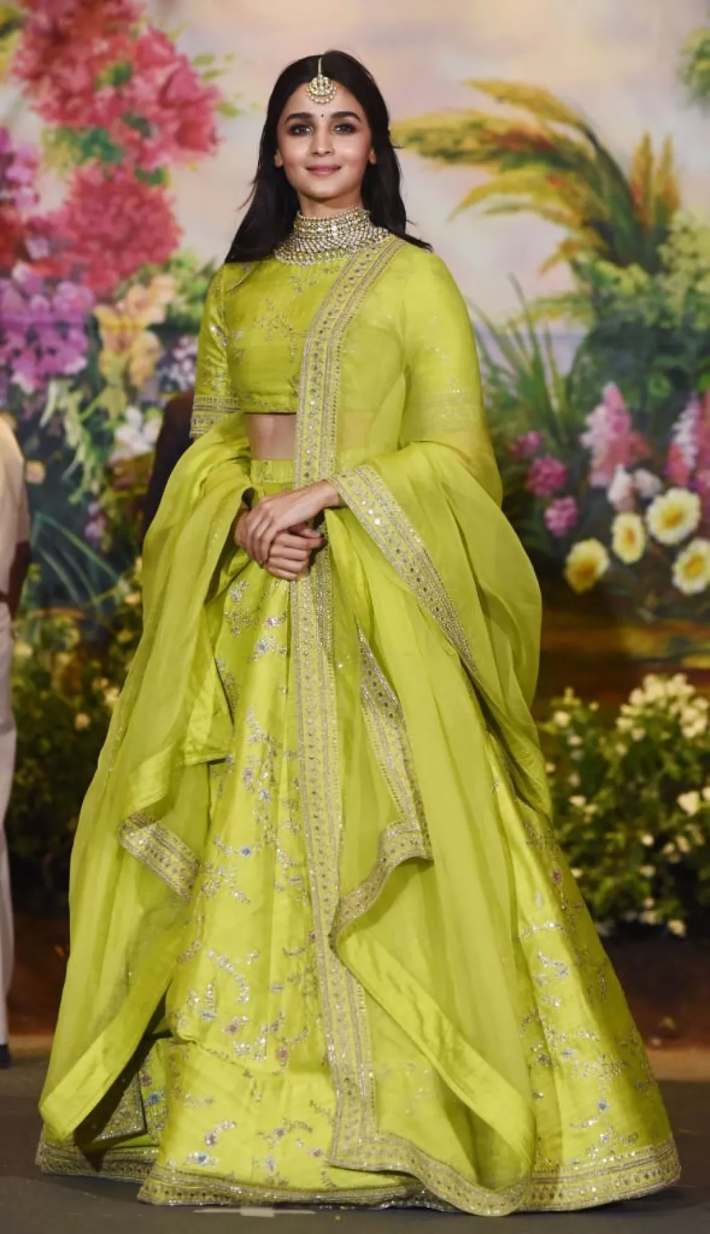 Alia bhatt green lehenga choli online Clearance
