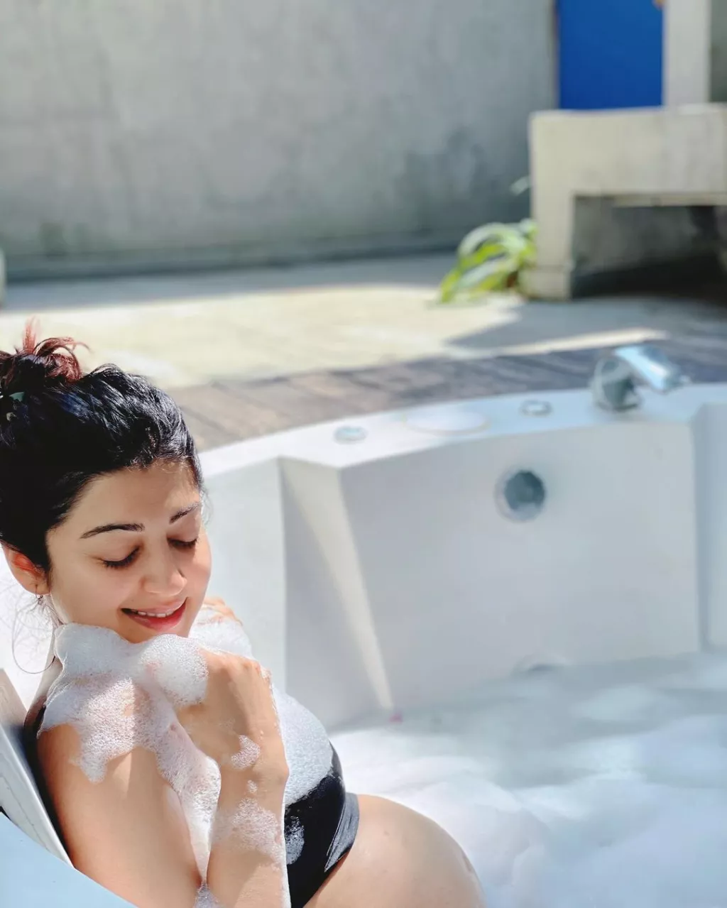 Pranitha Subhash Shares Bare Bump Pictures, Radiates Pregnancy Glow
