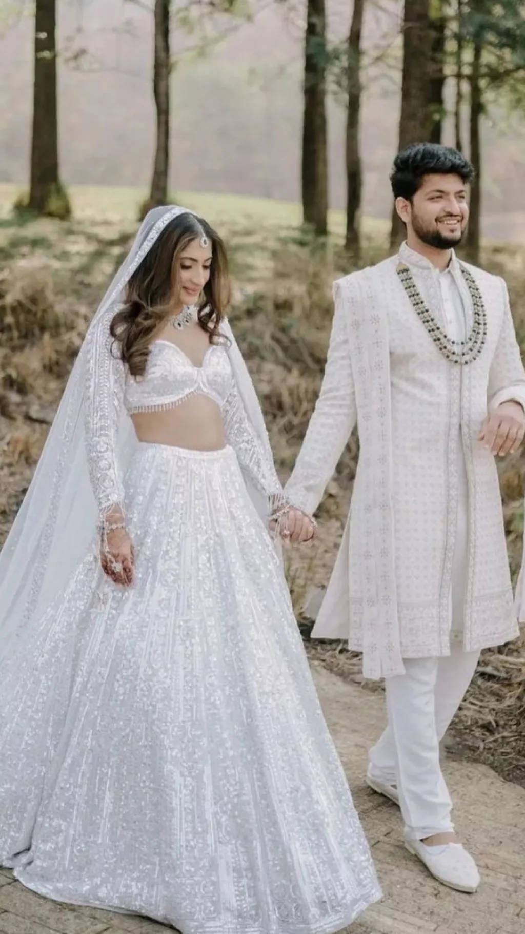 20 Brides Who Wore White Ensemble On Their Wedding: From Embellished ...