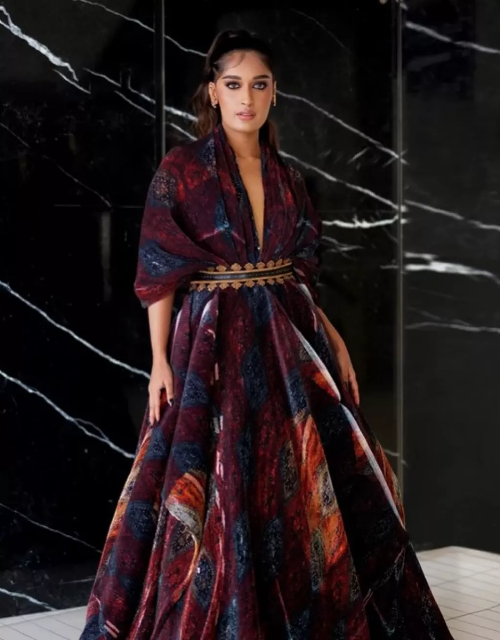 Fashion Influencer, Niharika NM Stuns In A Dramatic Flowy Gown From ...