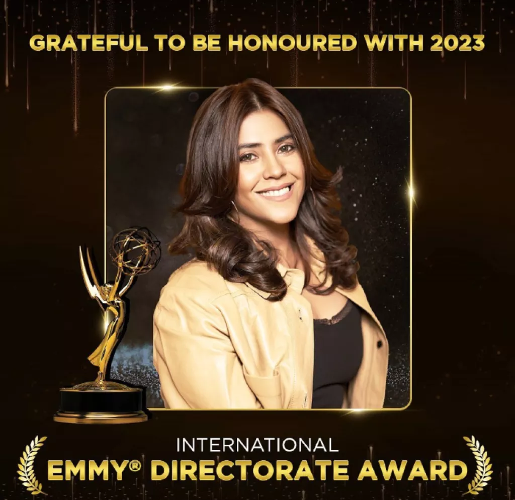 Ekta Kapoor Wins The International Emmy Award, 1st Indian