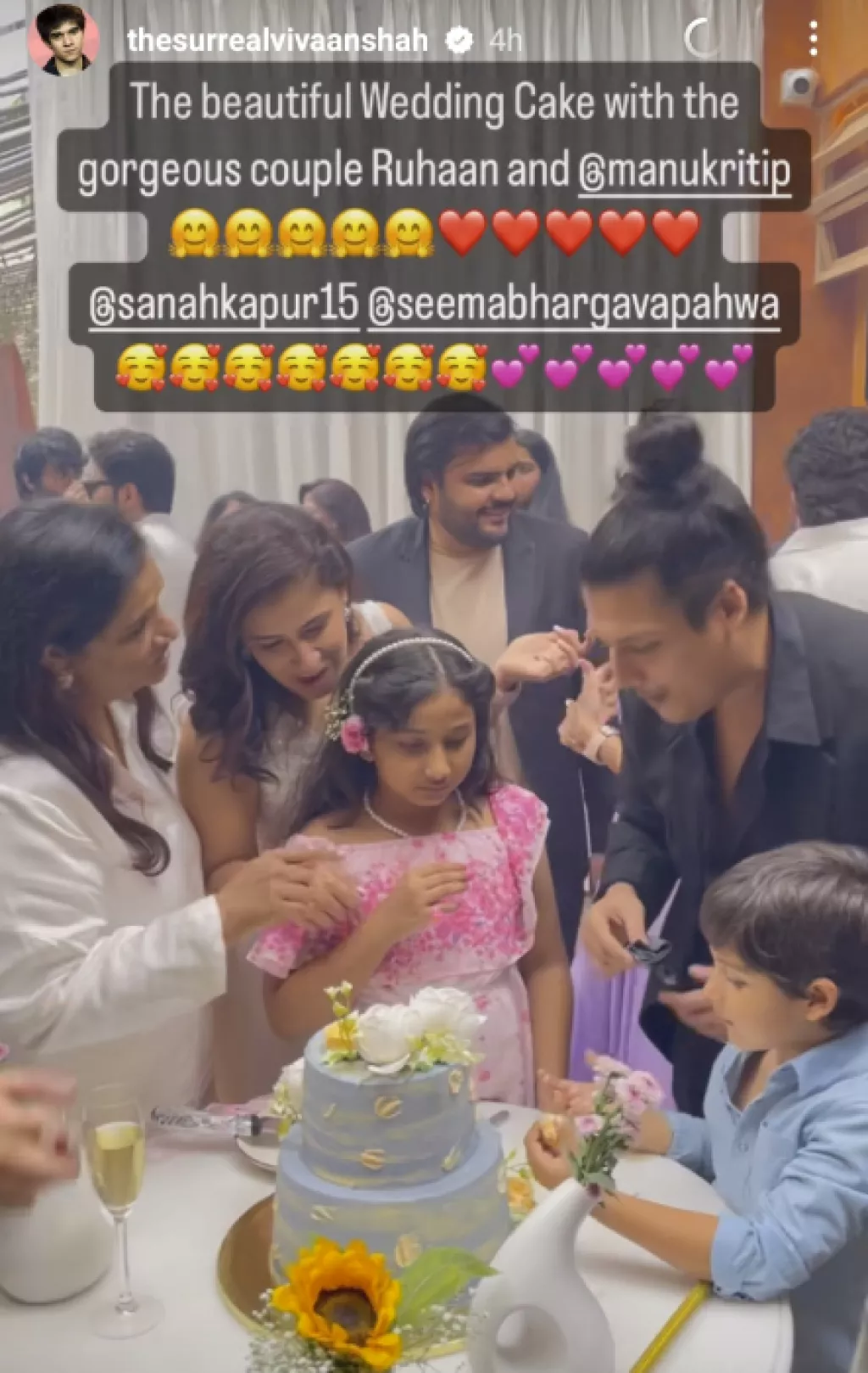 Shahid Kapoor's Son, Zain Munches On 'Chachu', Ruhaan's Wedding Cake ...