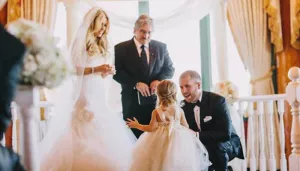 Watch This Groom Make The Most Heart-Touching Wedding Vows To His Bride's Daughter