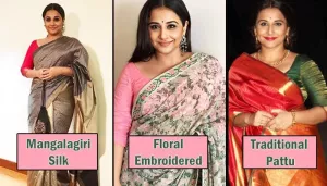 Top 10 Saree Looks Of Vidya Balan That Will Surely Leave You Impressed