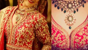 Stunning Blouse Neck Designs That Can Make Bridal Lehenga More Royal And Elegant