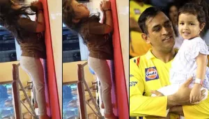 MS Dhoni's Three-Year-Old Daughter Ziva Dhoni Pulls Off The Plank Position Like A Pro, Video Inside
