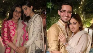Sara Ali Khan Twins With Her Mom, Amrita Singh For A Diwali Party, They Look Like A Vision In White