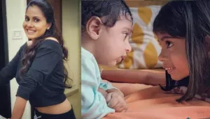 Chhavi Mittal Takes Son, Arhaam Hussein To Pool For The First Time, Sister, Areeza Hussein Joins Too