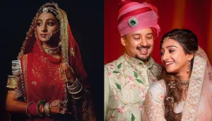 Mohena Kumari Shares A Royal Picture With Hubby, Suyesh Rawat As They Attend A Wedding Together