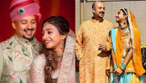 Mohena Kumari Singh's Hubby, Suyesh Becomes Her Personal Photographer As She Glams In Orange Saree