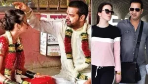 Rahul Mahajan And Wife Natalya Ilina Make First Public Appearance As They Leave For Honeymoon