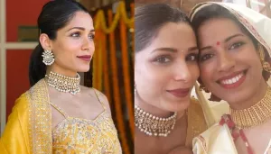Freida Pinto's Sister, Sharon Pinto Gets Married, The Starlet Shares Cute Pictures From The 'Shaadi'