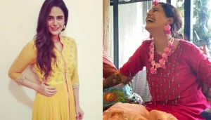 Mona Singh's First Look From Her Wedding, She Looks Ethereal In A Red Lehenga With Minimal Chooda