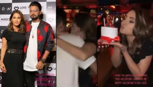 Hina Khan's BF Rocky Jaiswal Bakes Cake For Her On Valentine's Day, Lovebirds Dance The Night Away