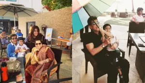 Tusshar Kapoor's Son, Laksshya Kapoor Holds Umbrella For 'Daadu' Jeetendra, It's So Adorable