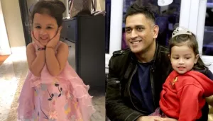 MS Dhoni's Daughter, Ziva Singh Dhoni Gives A Perfect Lesson To Her Unicorn On Eating Vegetables