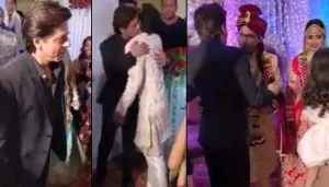 Shah Rukh Khan Attending His Hairstylist's Sister's Wedding Impresses The Netizens, Video Inside
