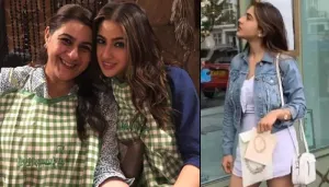 Sara Ali Khan Twins With Her Mother, Amrita Singh And They Look Like Vision In White On London Vacay