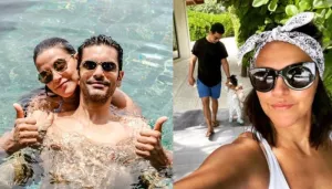 Neha Dhupia Enjoying The Scenic Beauty Of Maldives With Angad And Mehr Will Make You Wanderlust