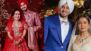 Neha Kakkar And Rohanpreet Singh Singing A Romantic Song At Their Wedding Reception Is Pure Goals