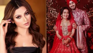 Urvashi Rautela Makes A Statement In Lehenga And Jewellery Worth Rs 55 Lakh At Neha Kakkar's Wedding