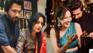 Kamya Panjabi Keeps First Karwa Chauth For Her Hubby, Shalabh Dang, Looks Gorgeous In A Red Saree