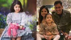 Ziva Dhoni Looked Grumpy As She Stepped Out With 'Papa', MS Dhoni And Mom, Sakshi Dhoni In Dubai