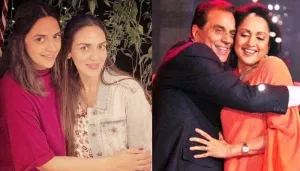 Esha Deol And Ahana Deol's Unseen Childhood Photoshoot Picture With Hema Malini And Dharmendra