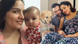 Shikha Singh Appreciates Hubby, Karan And Their Pooch, Goku For Tolerating Her 'Mommy Mood Swings'