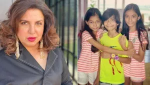 Farah Khan And Her Daughter, Diva Protects Each Other, Her Son, Czar Captures The Beautiful Moment