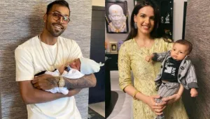 Hardik Pandya And Natasa Stankovic Get Their Son, Agastya's Hands And Feet Impressions Framed