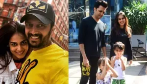 Genelia And Riteish Deshmukh's Sons, Rahyl And Riaan Greet Paparazzi With 'Namaste', Wins Our Hearts
