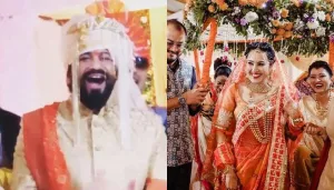 Shalabh Dang Surprises His Bride, Kamya Panjabi By Singing 'Tenu Leke' As She Walks Down The Aisle