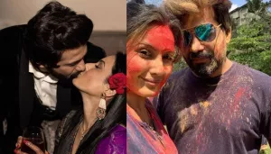 Kamya Panjabi Celebrates Her First Holi With Her Husband, Shalabh Dang After Marriage